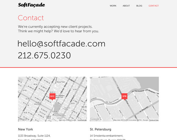 21 formulaires de contact inspirants