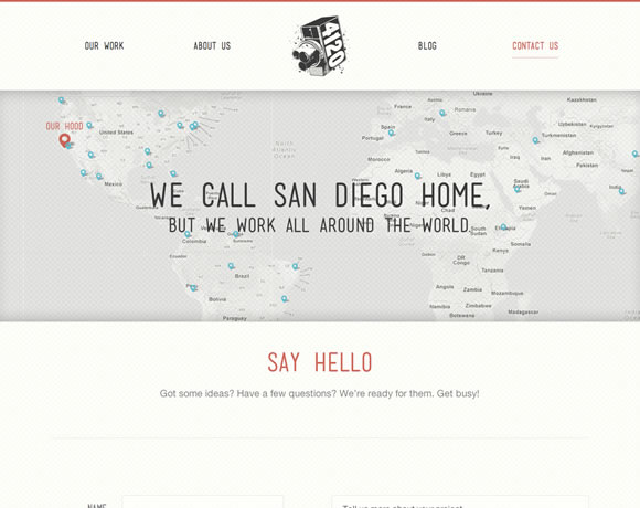 21 formulaires de contact inspirants