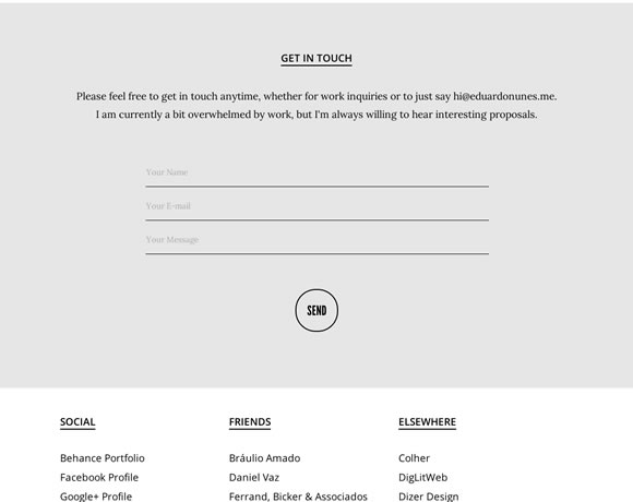 21 formulaires de contact inspirants